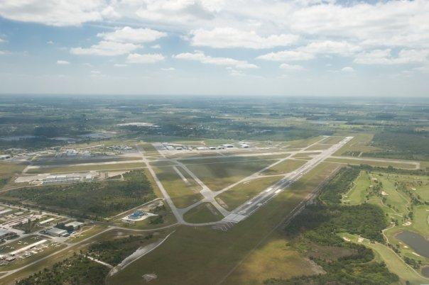 Aerial view of Treasure Coast International Airport (KFPR), Fort Pierce, Florida
